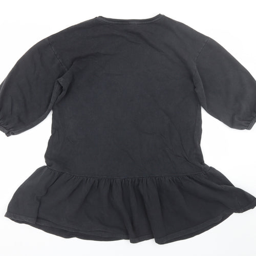 New Look Womens Black   Pullover Sweatshirt Size 6