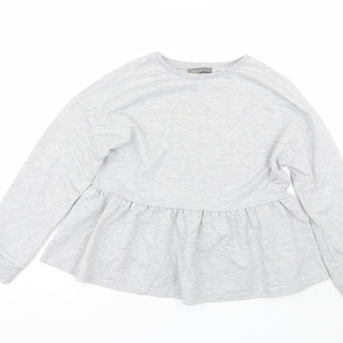 Papaya Womens Grey   Pullover Sweatshirt Size S