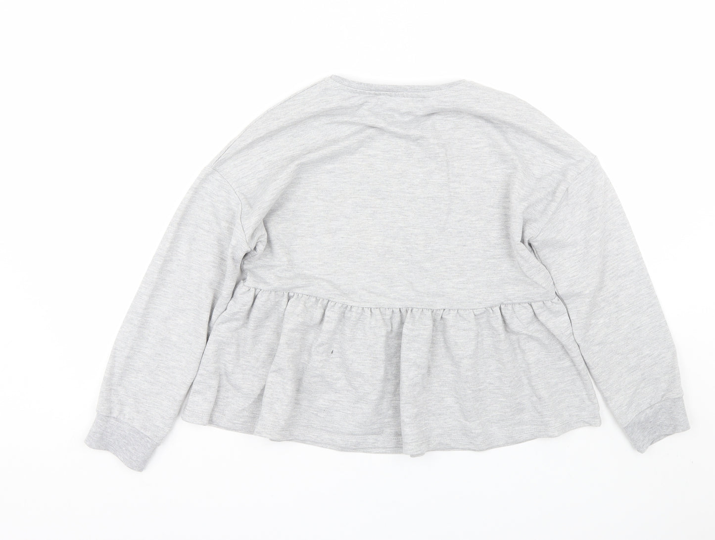 Papaya Womens Grey   Pullover Sweatshirt Size S