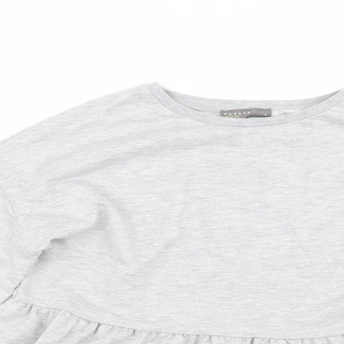 Papaya Womens Grey   Pullover Sweatshirt Size S