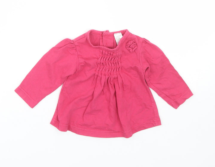 Baby Baby Pink   Basic T-Shirt Size 0-3 Months