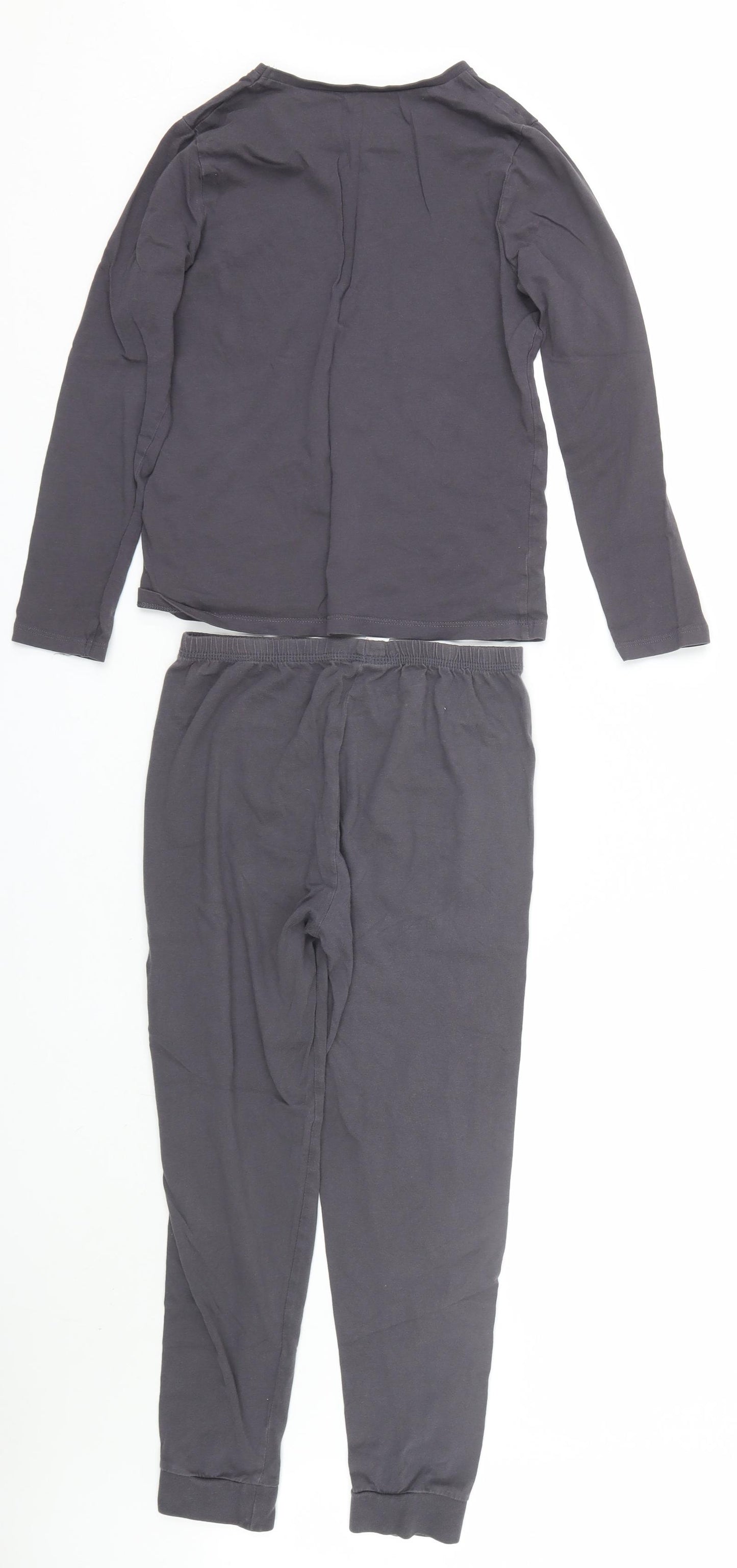 George Girls Grey   Cami Pyjama Set Size 10-11 Years