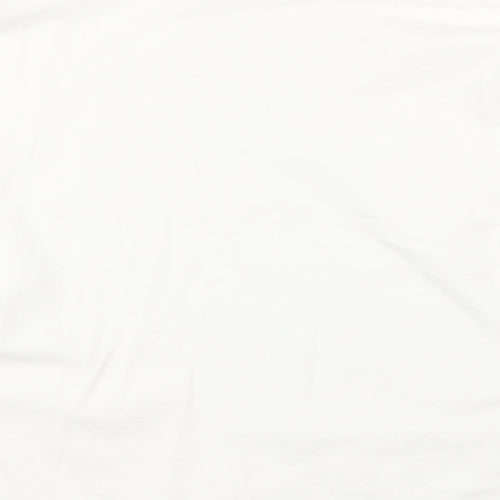 M&V Womens White   Basic T-Shirt Size S