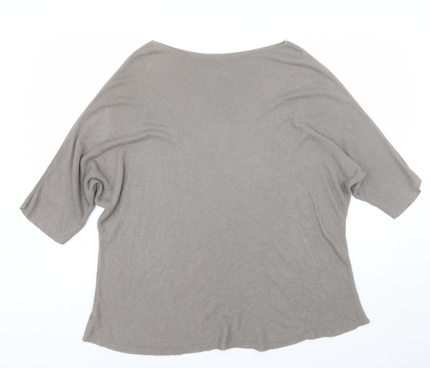 Preworn Womens Grey   Basic T-Shirt Size L