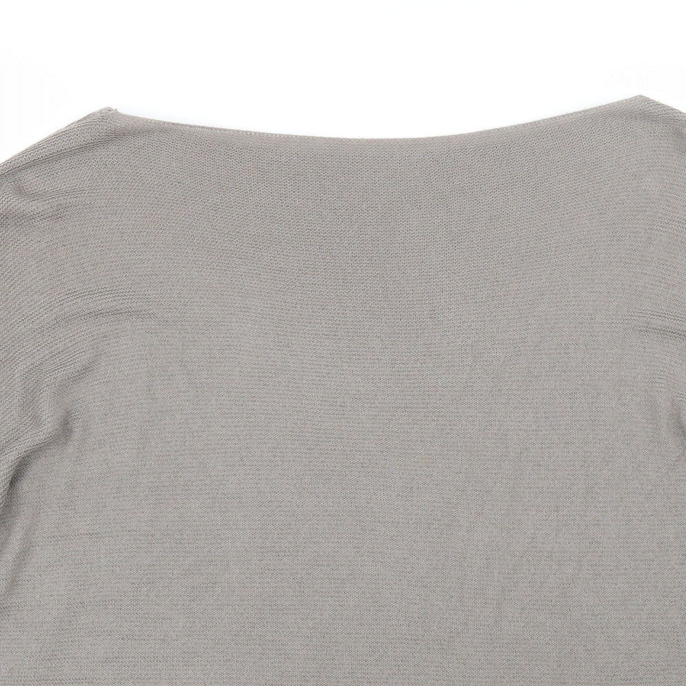 Preworn Womens Grey   Basic T-Shirt Size L