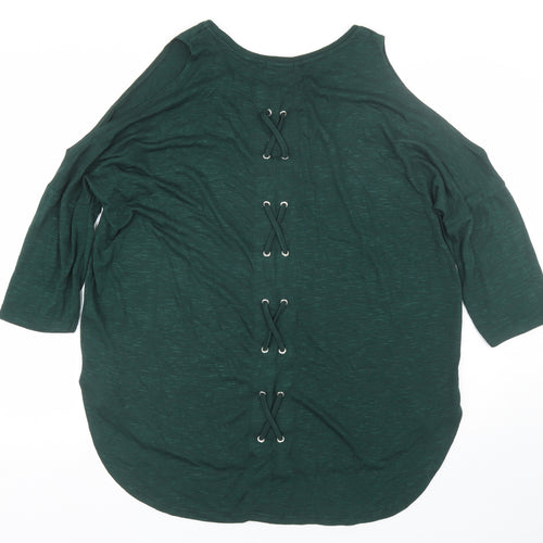 Papaya Womens Green   Basic Tank Size L