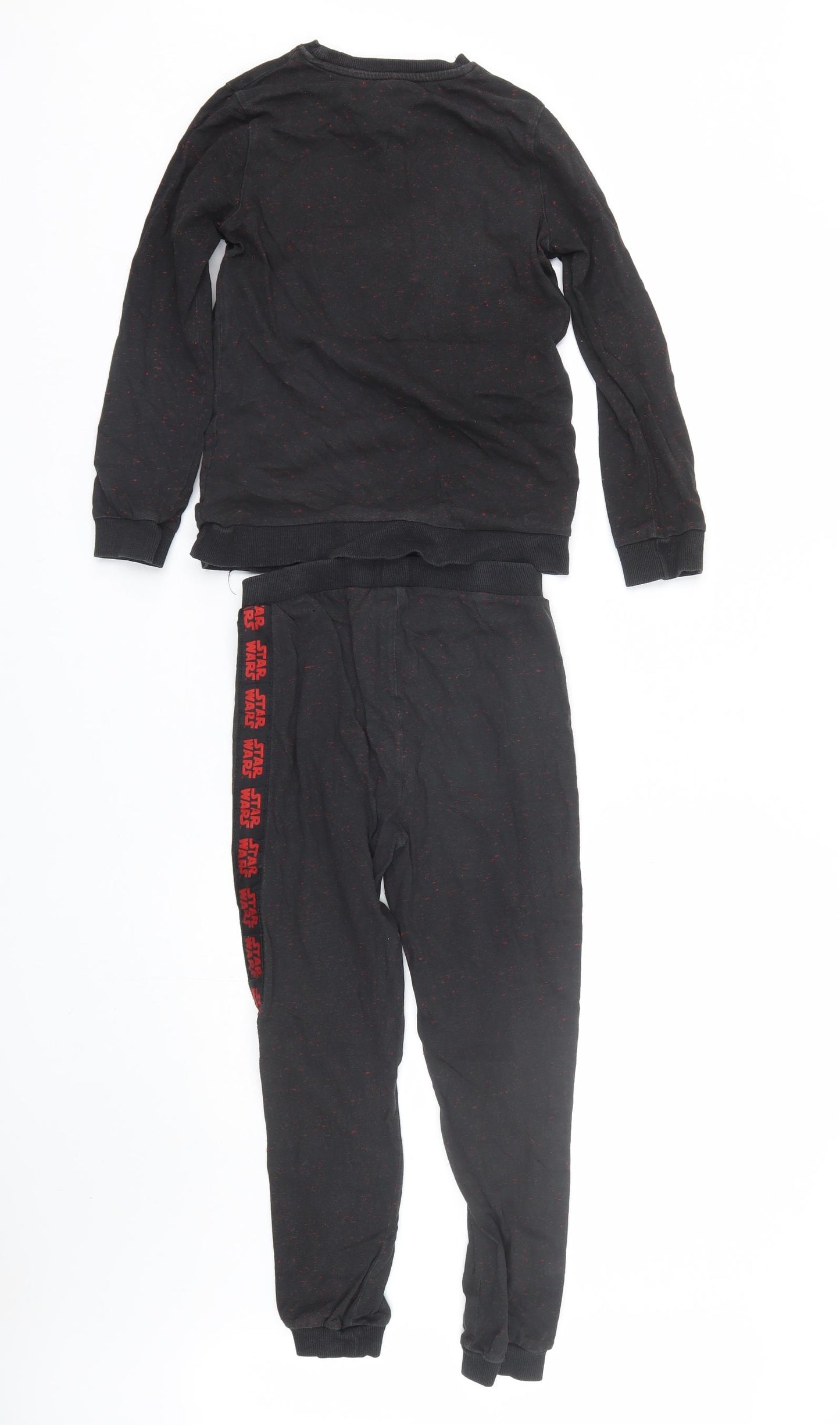 George Boys Black Polka Dot   Pyjama Set Size 8-9 Years  - Star Wars