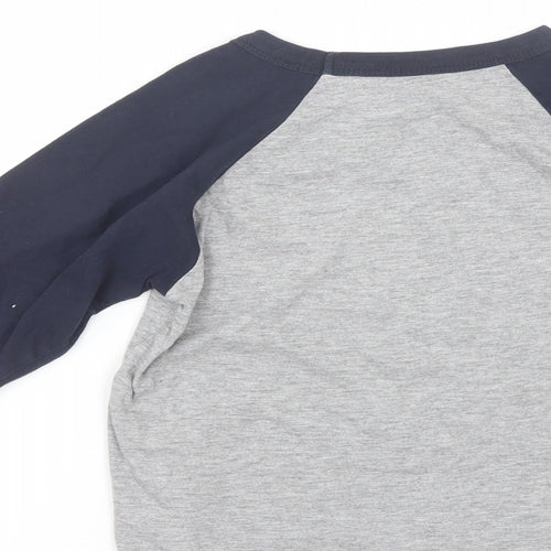USA inc Boys Grey   Basic T-Shirt Size 6-7 Years  - NYC