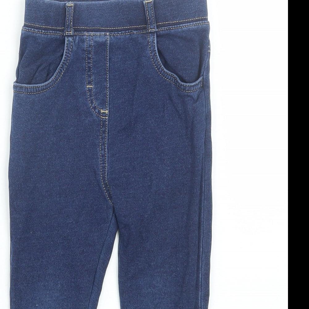 George Girls Blue  Denim Jegging Jeans Size 2-3 Years