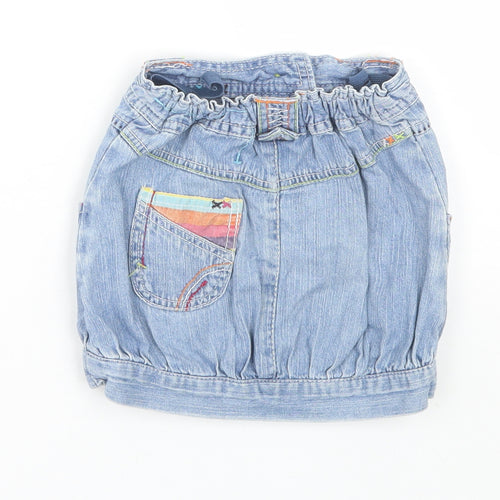 Cherokee Girls Blue  Denim A-Line Skirt Size 2-3 Years