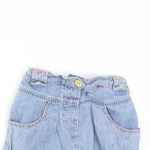 Cherokee Girls Blue  Denim A-Line Skirt Size 2-3 Years