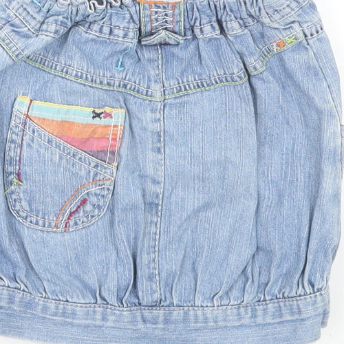 Cherokee Girls Blue  Denim A-Line Skirt Size 2-3 Years