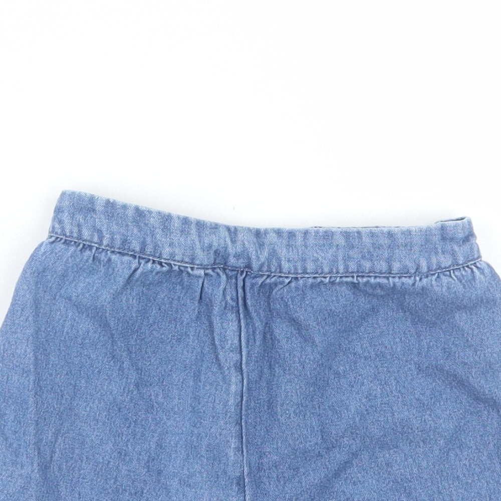 George Girls Blue  Denim Cut-Off Shorts Size 3-4 Years