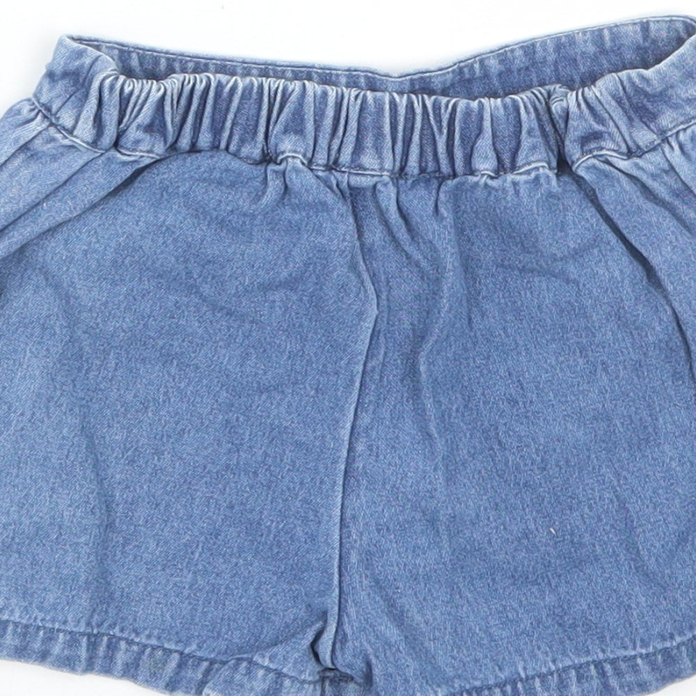 George Girls Blue  Denim Cut-Off Shorts Size 3-4 Years