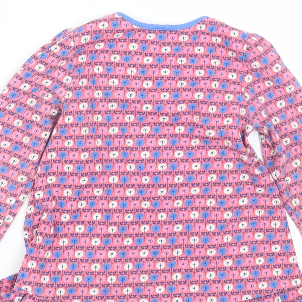 Mini Club Girls Pink Floral  T-Shirt Dress  Size 2-3 Years