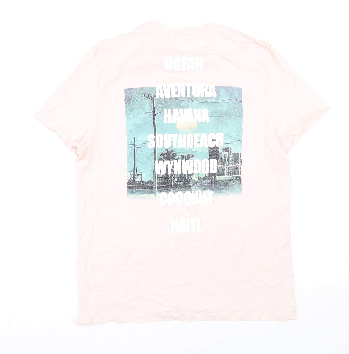 Primark Mens Pink    T-Shirt Size M