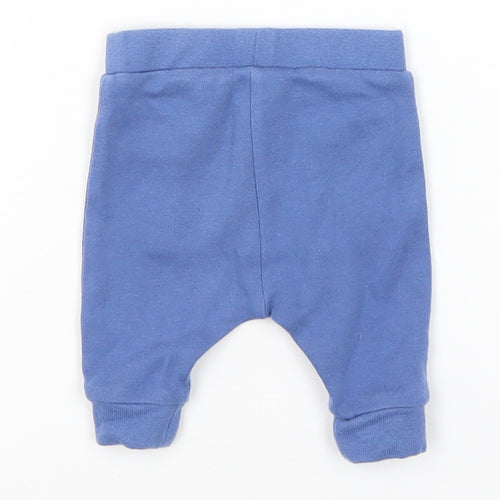 M&S Baby Blue   Jogger Trousers Size Newborn