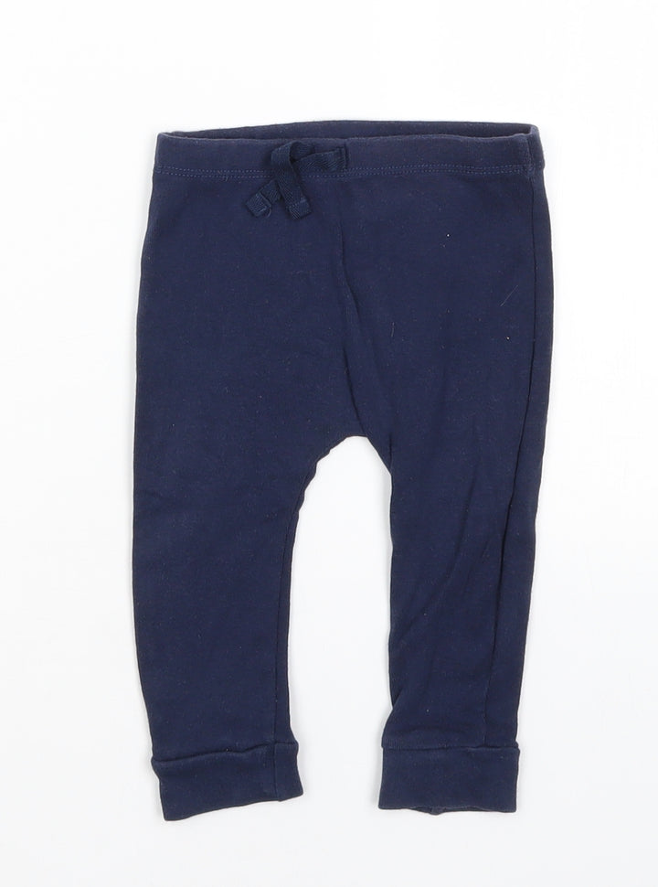 Matalan Baby Blue   Jogger Trousers Size 6-9 Months