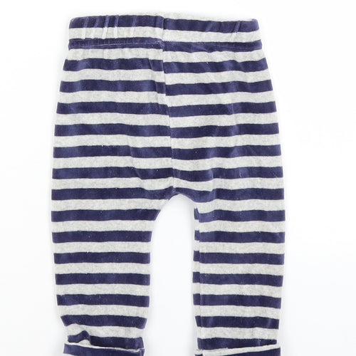 Nutmeg  Blue Striped  Sweatpants Trousers Size 6-9 Months