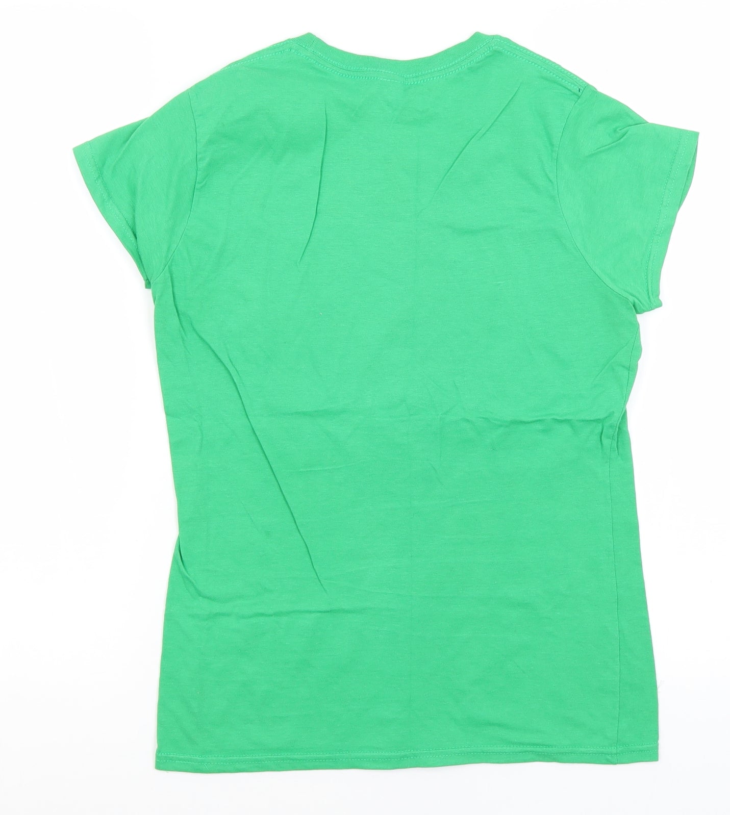 Gildan Womens Green   Basic T-Shirt Size M  - Lil' Miss Runner