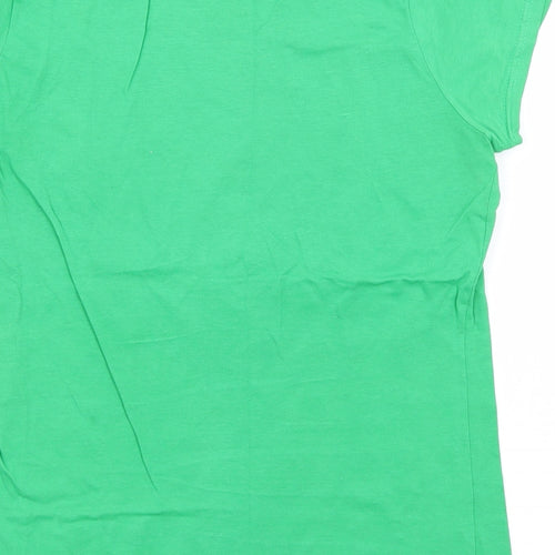 Gildan Womens Green   Basic T-Shirt Size M  - Lil' Miss Runner