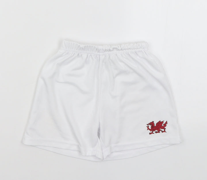 Manav Baby White Cropped Trousers Size 18-24 Months