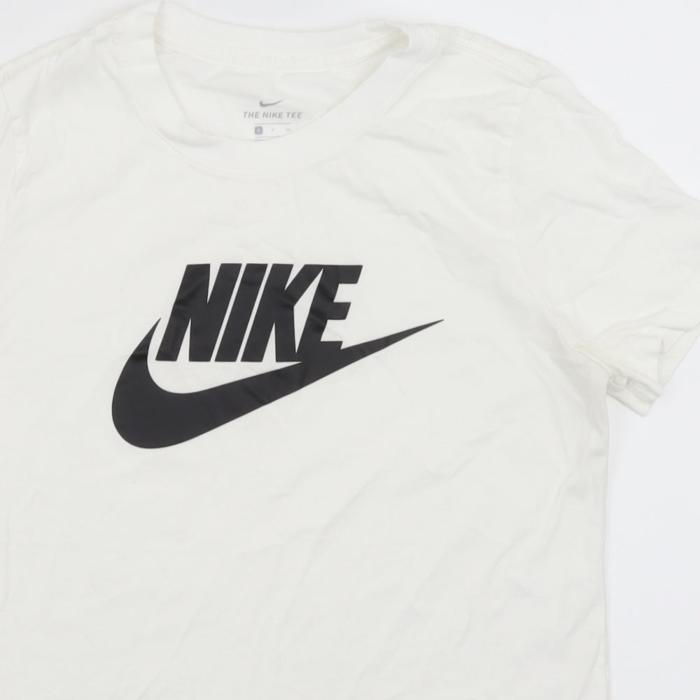 Nike Mens White    T-Shirt Size S