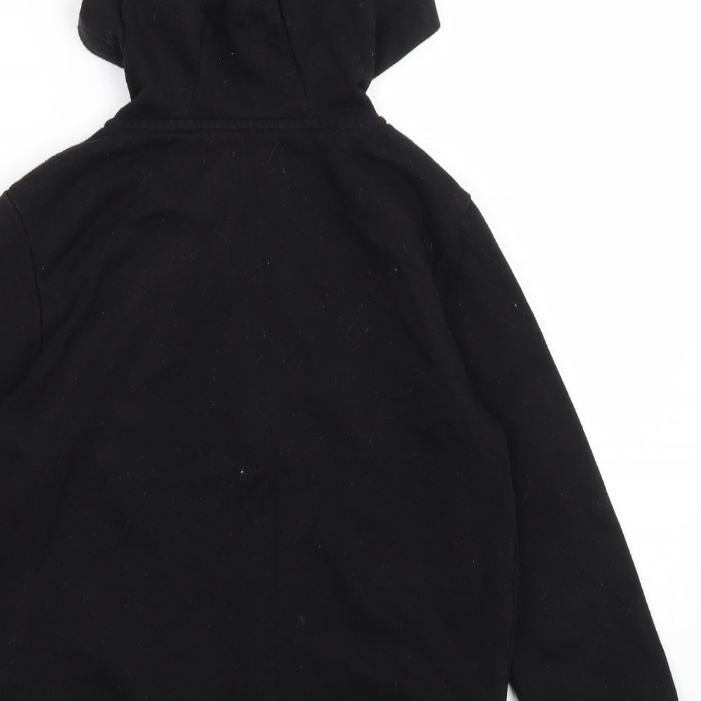 Jeff & Co Boys Black   Full Zip Hoodie Size 8-9 Years