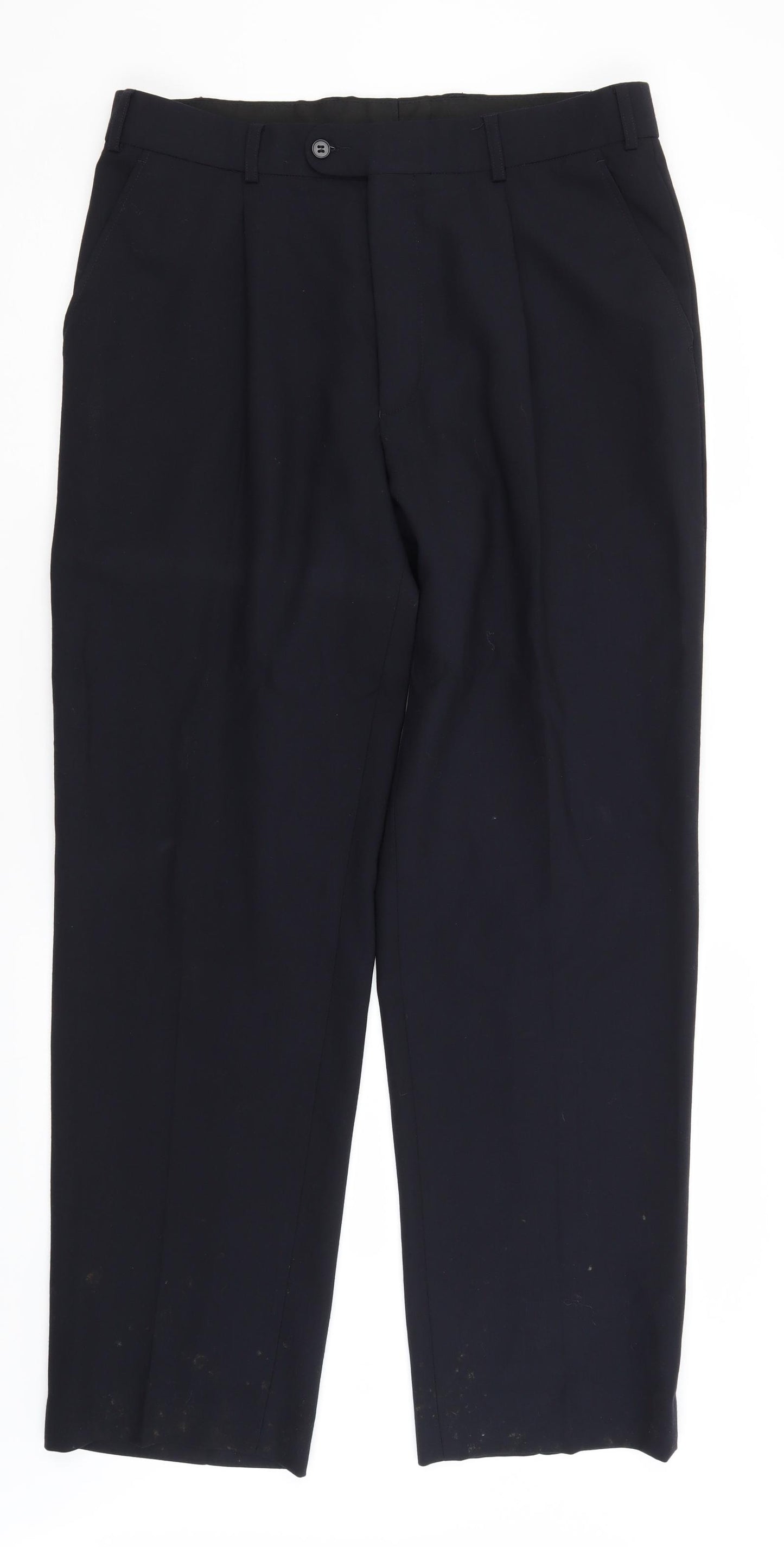 Burton Mens Blue   Trousers  Size 36 in L31 in