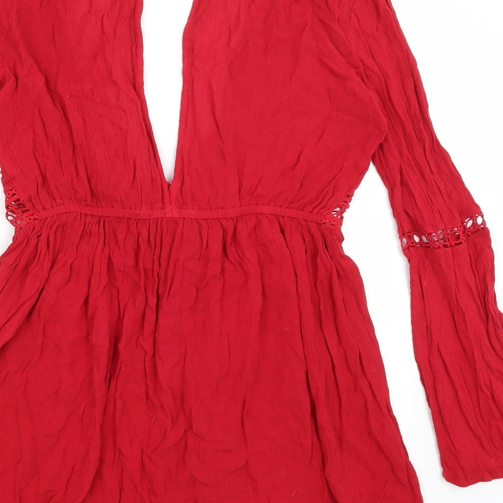 River Island Womens Red   Shrug Jumper Size S