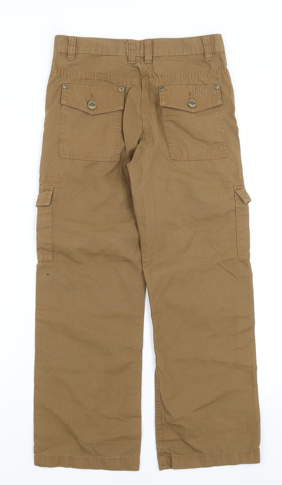 Lee Cooper Boys Brown   Cargo Trousers Size 9-10 Years