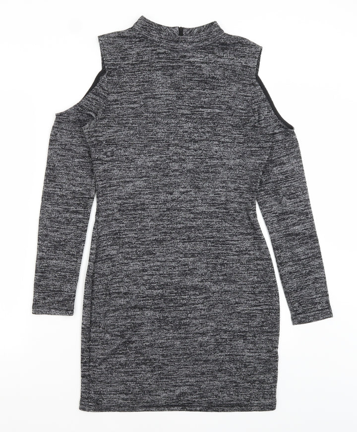 Parisian Womens Grey Bodycon Size 12