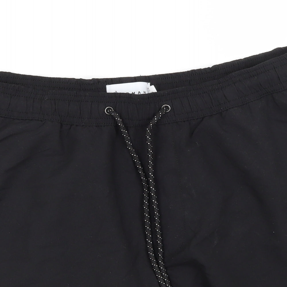 Topman Mens Black   Athletic Shorts Size L - Swim