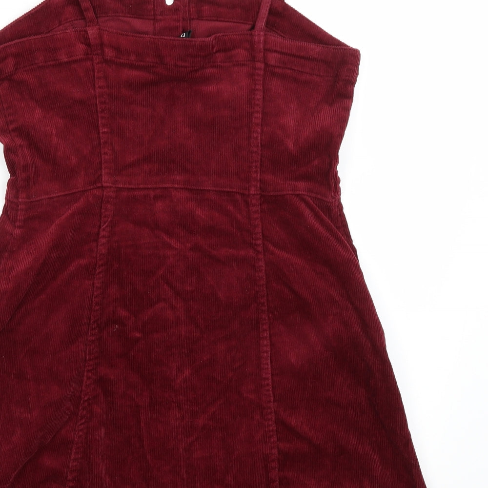H&M Womens Red   Mini  Size 14