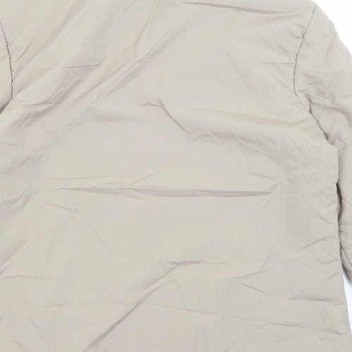 Ann De Lancay Womens Grey   Quilted Coat Size M