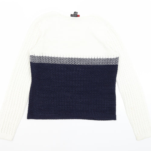 Sweater Shop Womens White   Pullover Jumper Size M