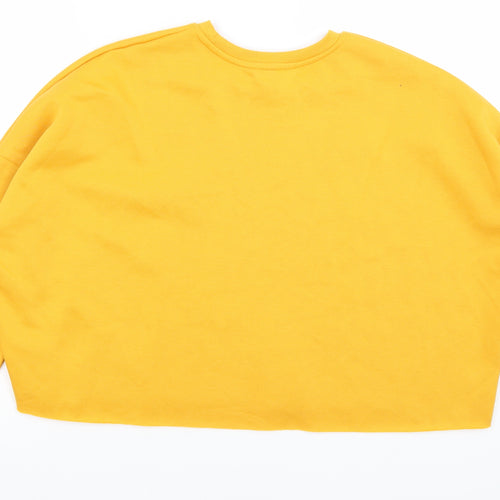 Primark Womens Yellow   Pullover Jumper Size L