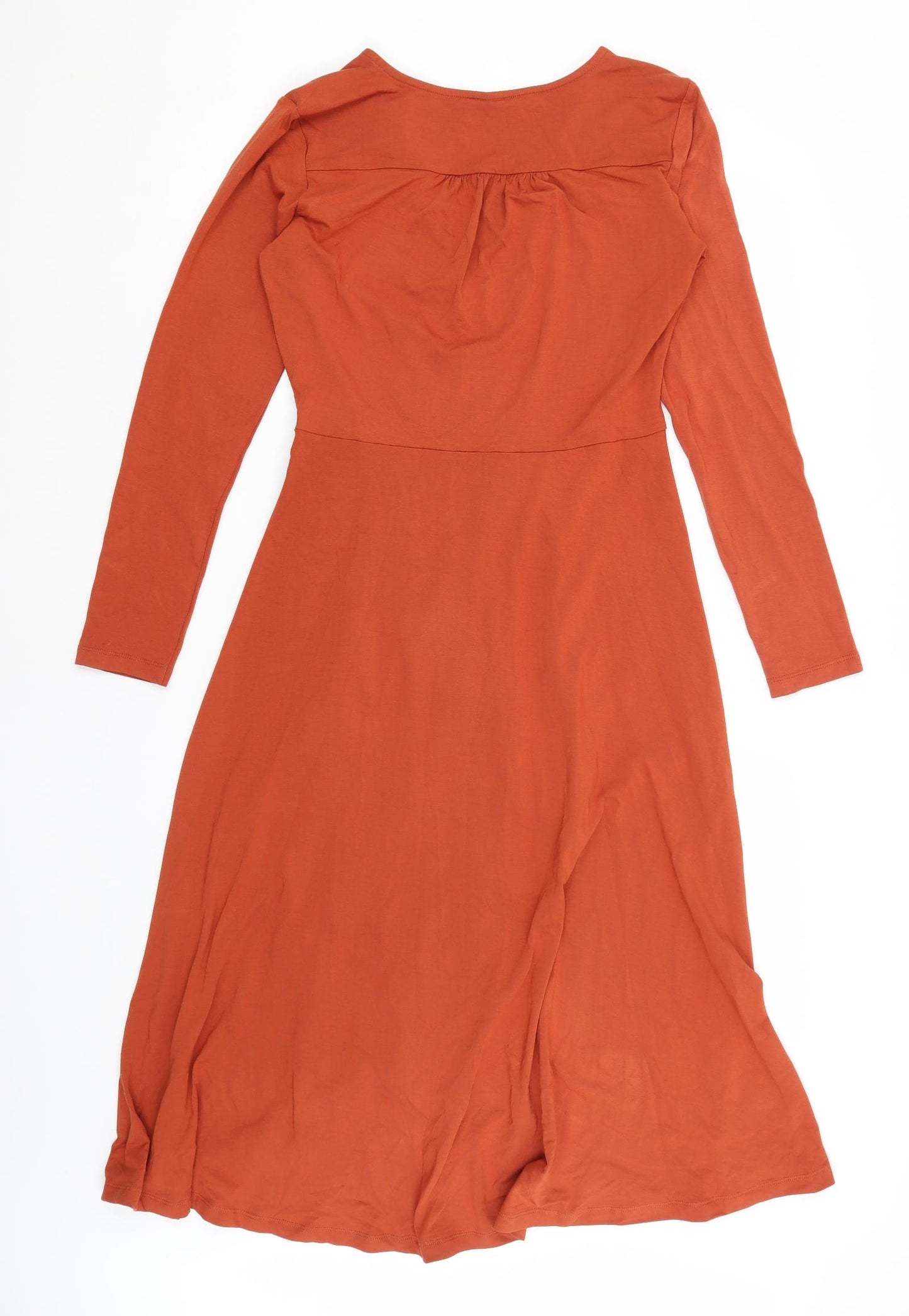 ASOS Womens Orange   Wrap Dress  Size 12