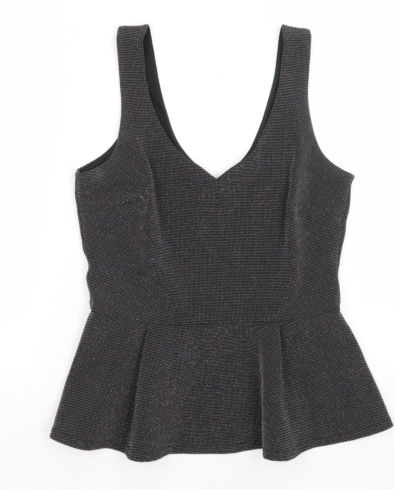River Island Womens Silver   Basic Tank Size 12