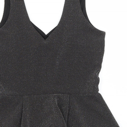 River Island Womens Silver   Basic Tank Size 12
