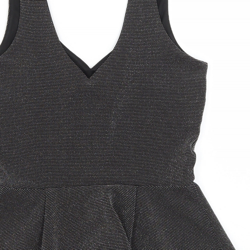 River Island Womens Silver   Basic Tank Size 12