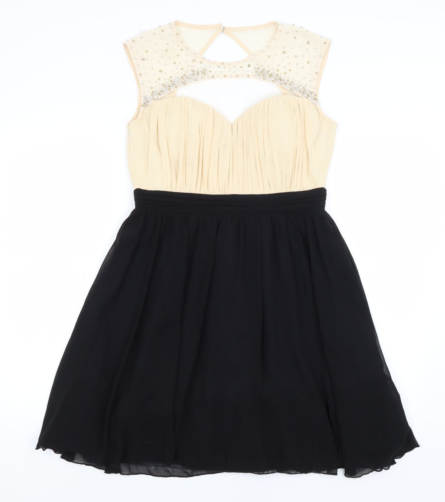 Little Misstress Womens Black   Fit & Flare  Size 12