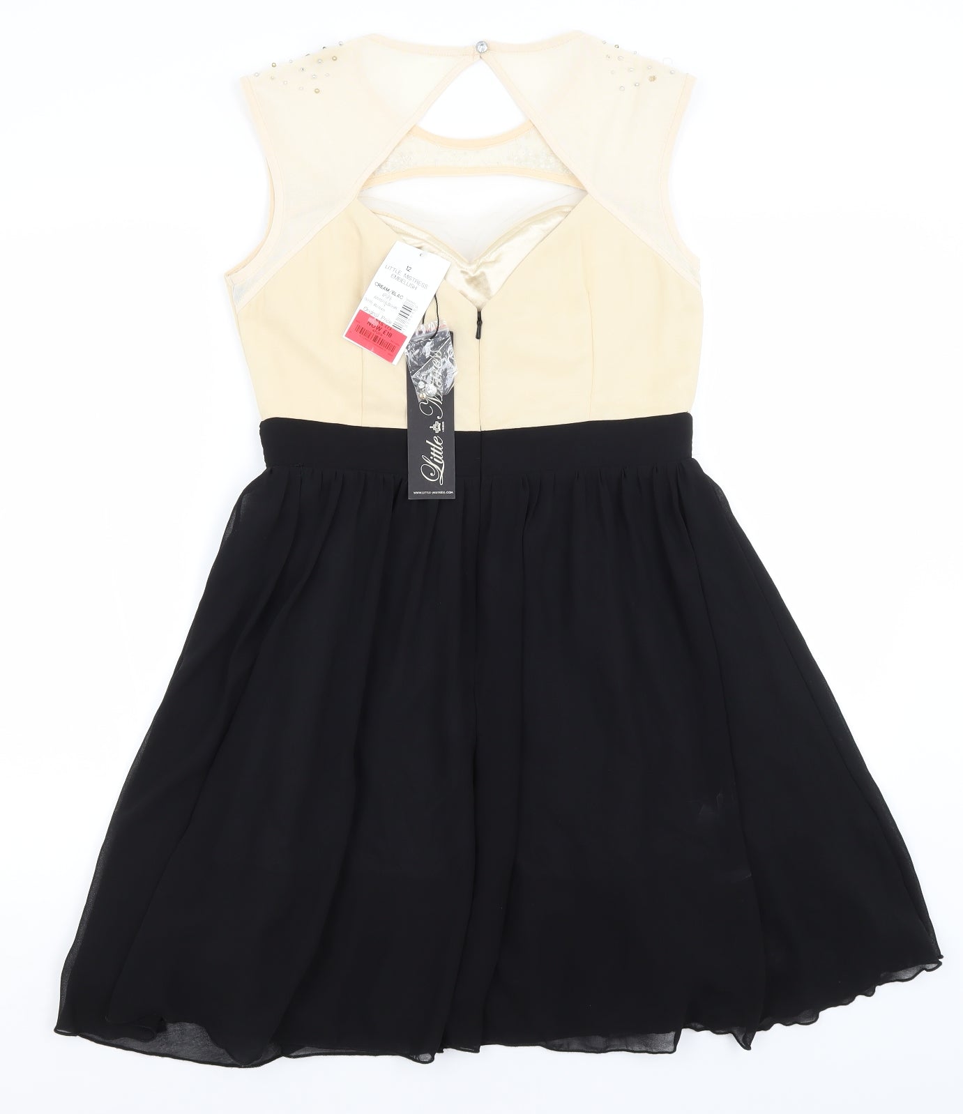 Little Misstress Womens Black   Fit & Flare  Size 12
