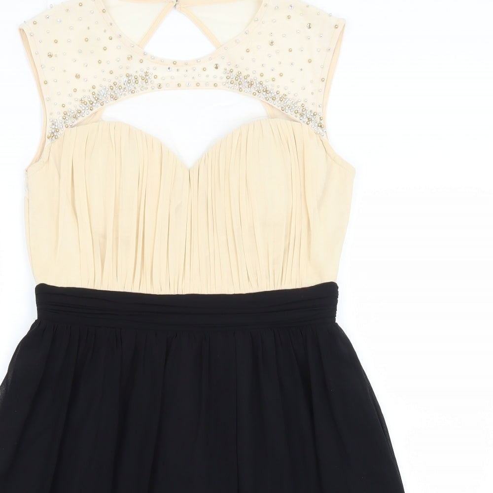Little Misstress Womens Black   Fit & Flare  Size 12
