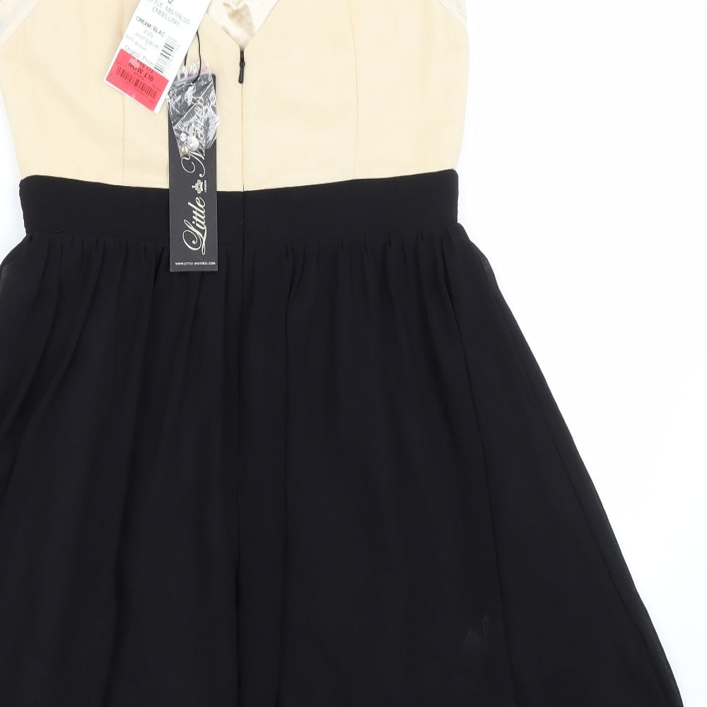 Little Misstress Womens Black   Fit & Flare  Size 12