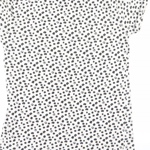 Primark Womens Multicoloured Animal Print  Basic T-Shirt Size S