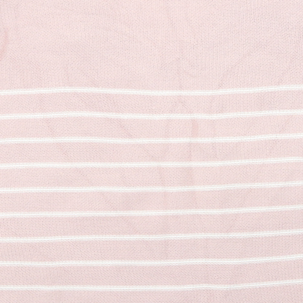 CASUALS  Womens Pink Striped  Pullover Jumper Size M