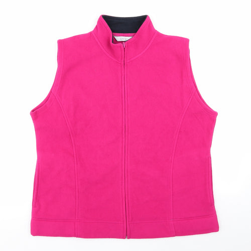 EWM Womens Pink   Full Zip Jumper Size L