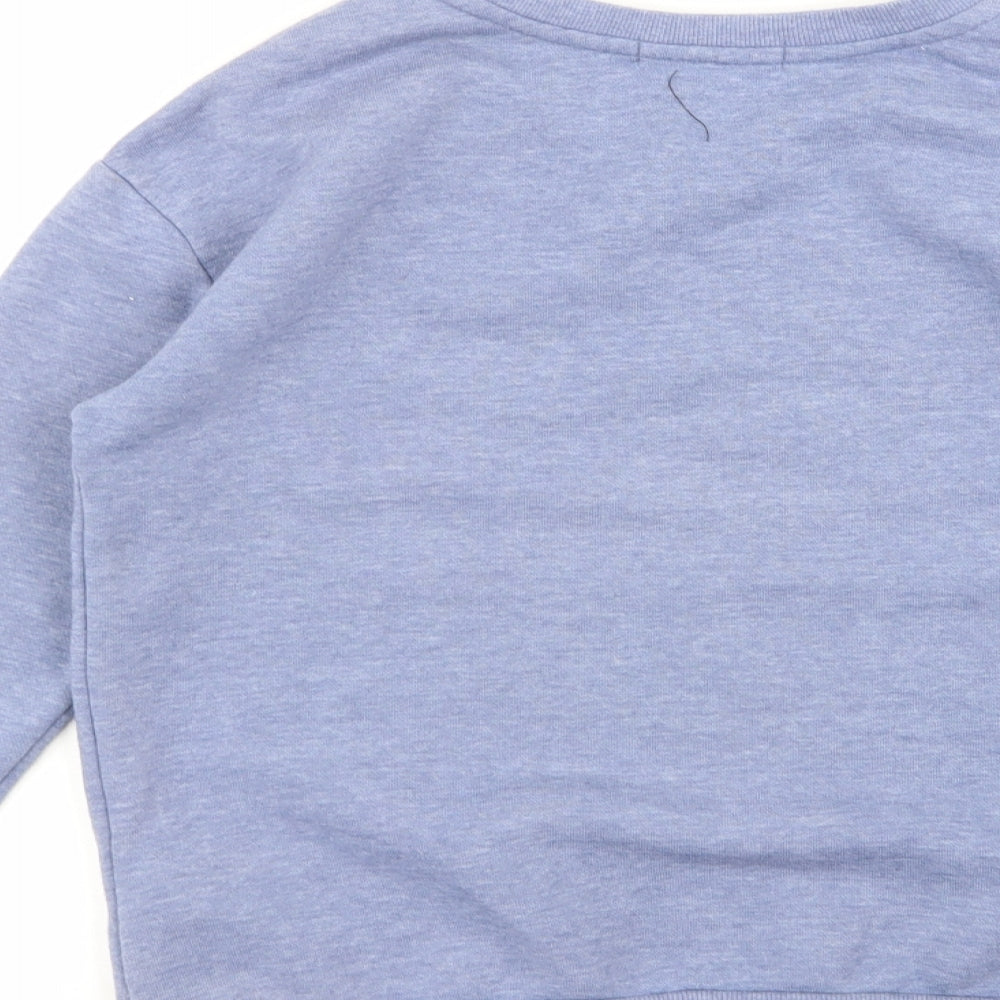 PRIMARK  Womens Blue Geometric  Pullover Sweatshirt Size 4