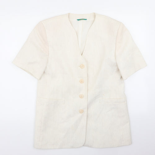 CANADA  Womens Ivory   Jacket Blazer Size 14